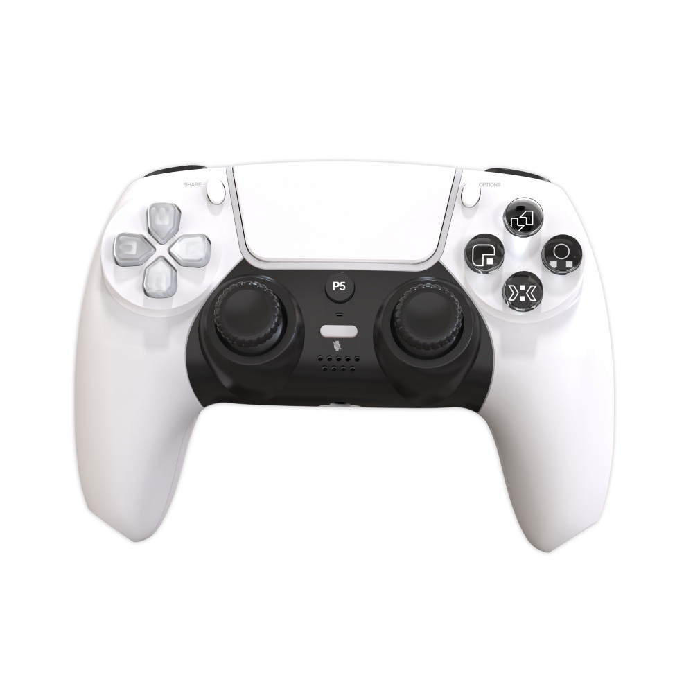 GAMINJA Wireless Controller with Turbo, Vibration & Motion Sensor - compatible with PS5 / PC