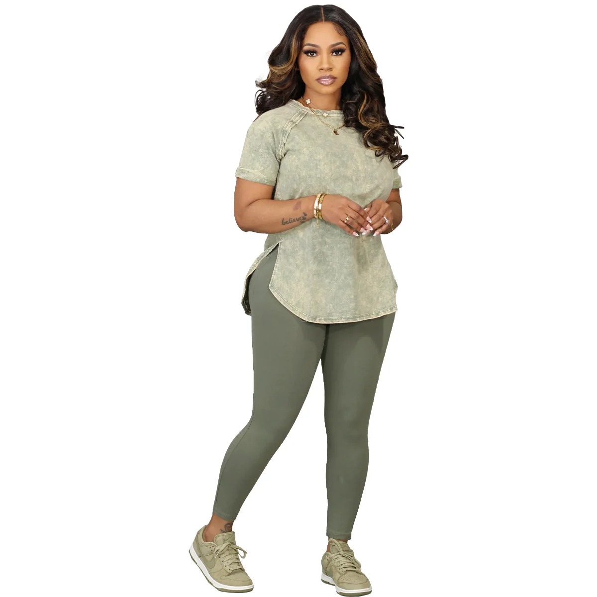 Women's Lounge Top & Leggings Set