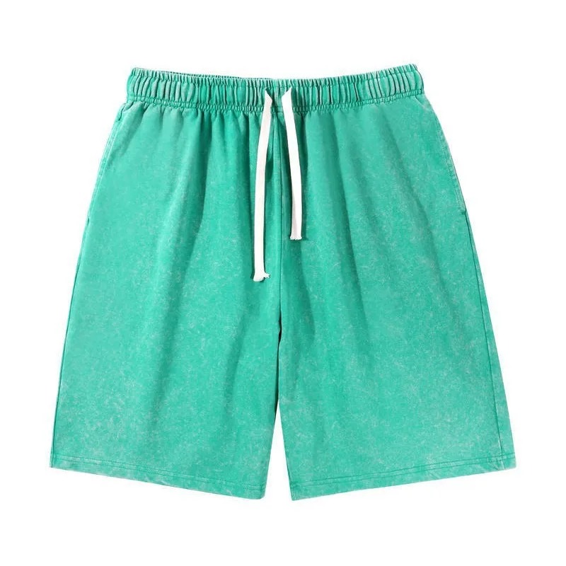 Men's Acid Wash T-Shirt & Shorts