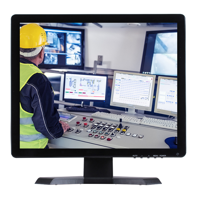 17" CCTV Security Monitor - HDMI, VGA & BNC Inputs, Built-in Speaker, 1280x1024, Wall Mountable - for DVR/NVR Camera Systems