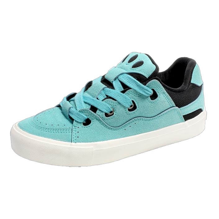Men's Puffy Suede Skate Sneakers