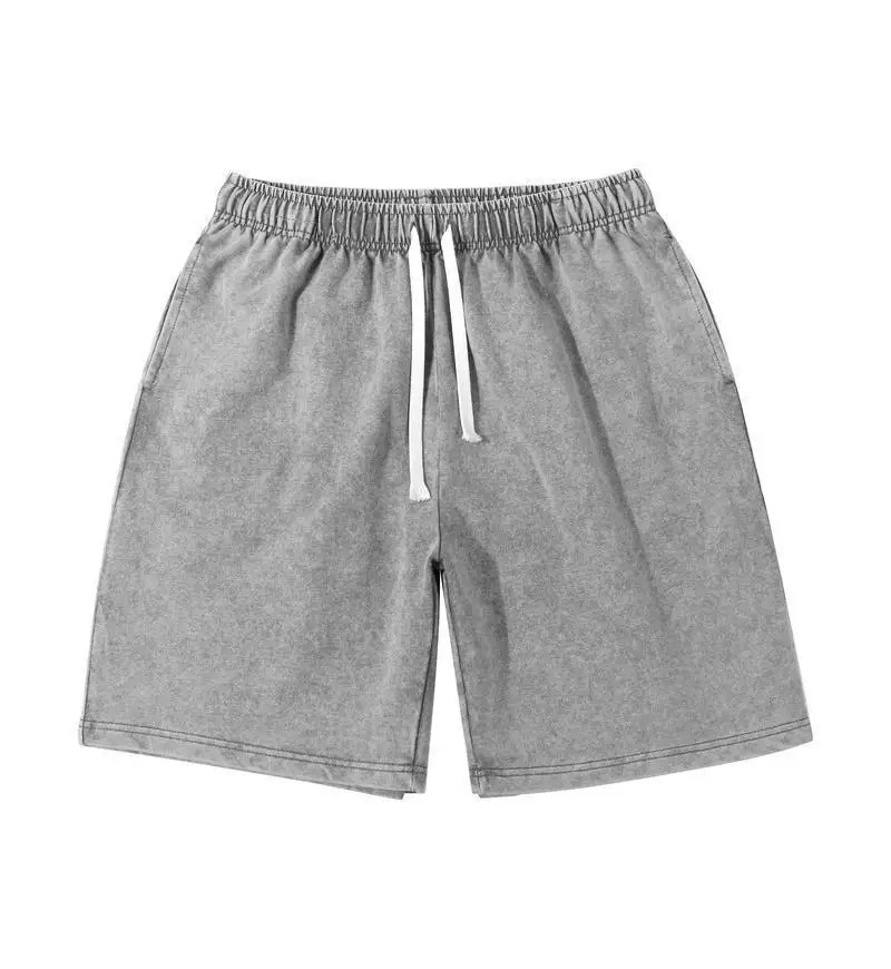 Men's Acid Wash T-Shirt & Shorts