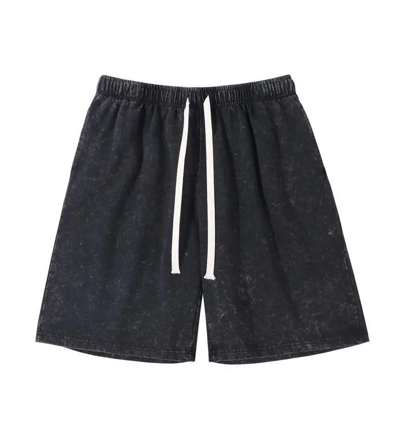 Men's Acid Wash T-Shirt & Shorts