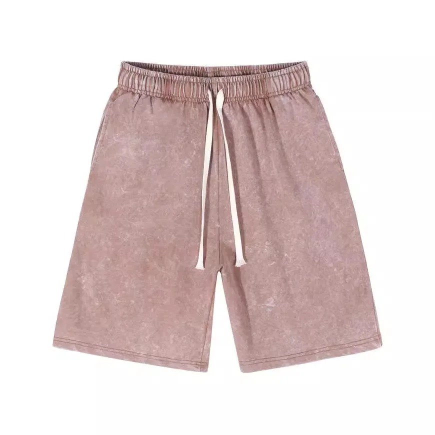 Men's Acid Wash T-Shirt & Shorts