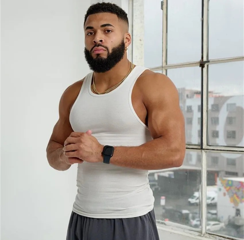 Men's Ribbed Gym Vest