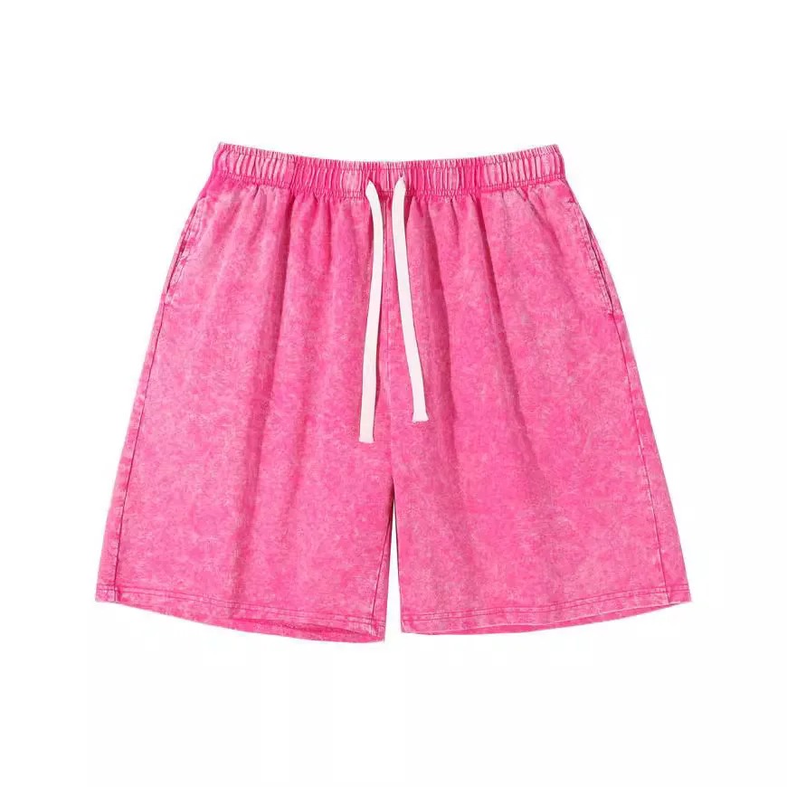 Men's Acid Wash T-Shirt & Shorts